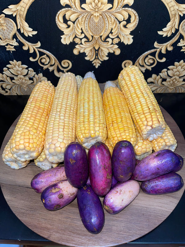 FRESH NIGERIA CORN &FROZEN UBE